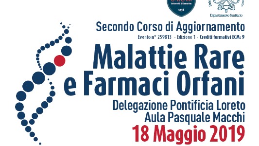 “Malattie Rare e Farmaci orfani” a Loreto corso di aggiornamento e crediti ECM