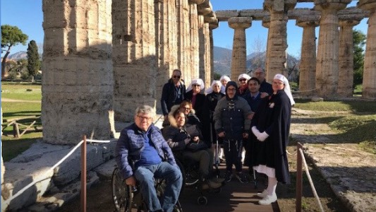 A Paestum: la ‘Basilica’ unico tempio dove si accede in carrozzina