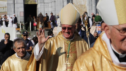 Mons. Marrucci e il suo 75 compleanno: gli auguri da parte di tutta l’Unitalsi!