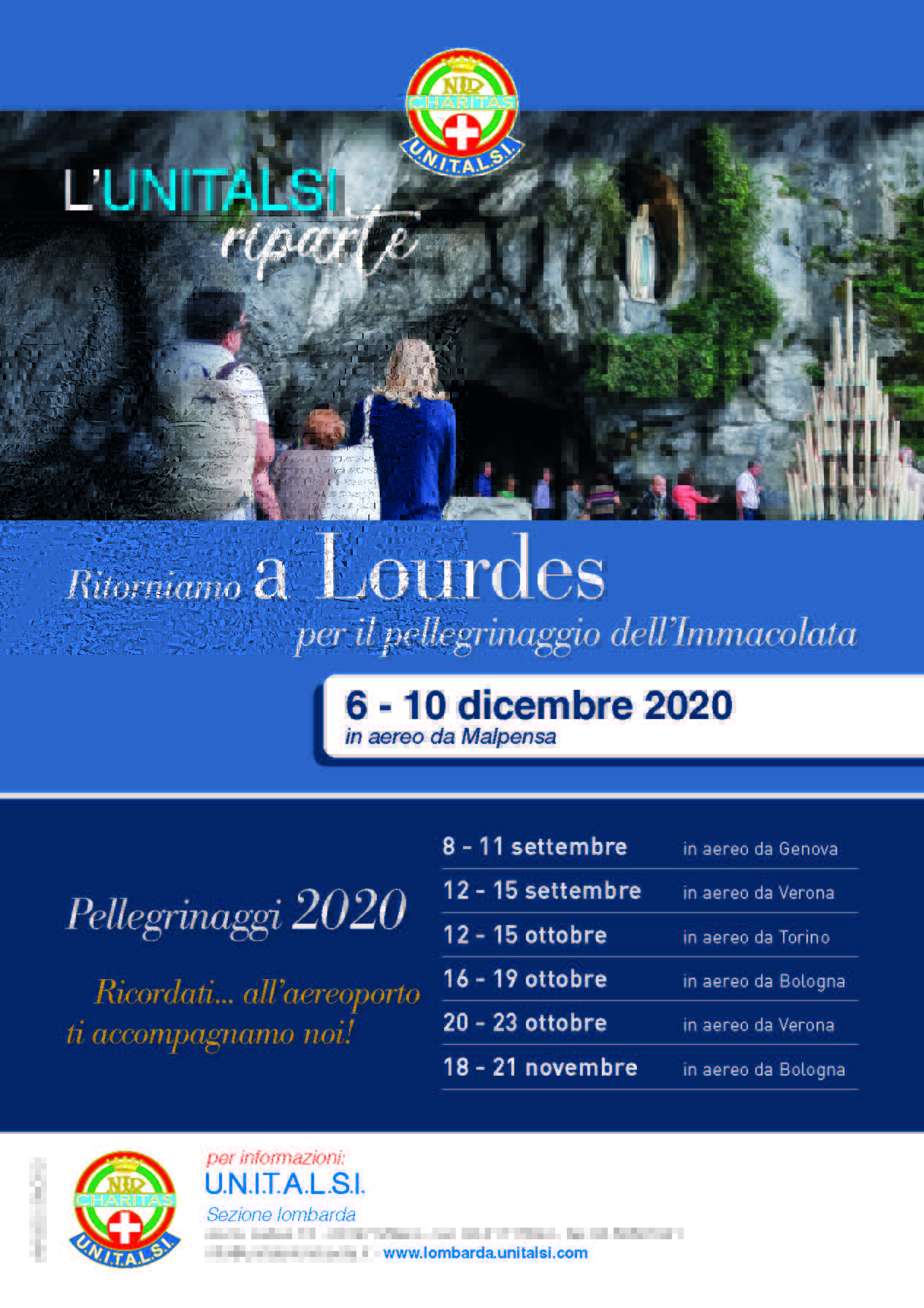 Unitalsi Lombarda: una rete tra le Sezioni del Nord Italia per raggiungere Lourdes