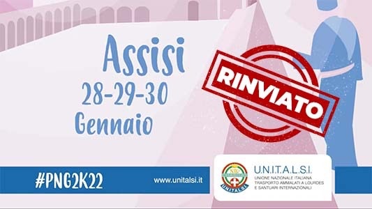 Rinviato il pellegrinaggio Nazionale giovani