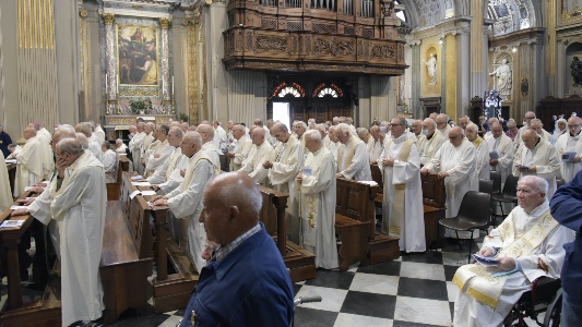 A Caravaggio VIII incontro dei sacerdoti, ammalati lombardi