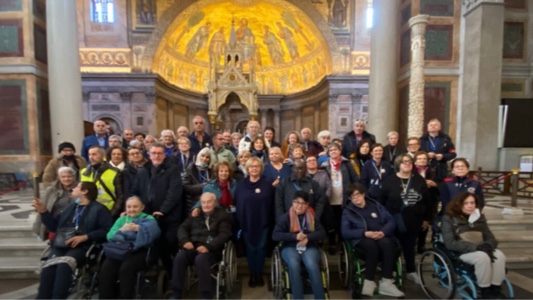 L’Unitalsi di Faenza-Modigliana in pellegrinaggio a Roma
