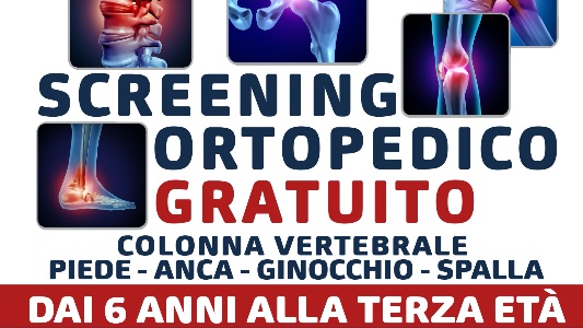 Falconara: Dal 18 al 22 aprile “il Movimento è vita” screening ortopedici gratuiti