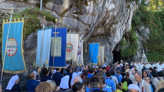 La Sezione Campana in pellegrinaggio a Lourdes