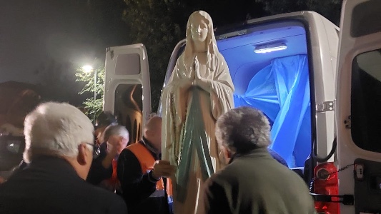 L’arrivo dell’Effige di Lourdes nella Sezione Triveneta