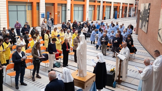 L’effigie della Madonna di Lourdes anche negli ospedali e Asl piemontesi