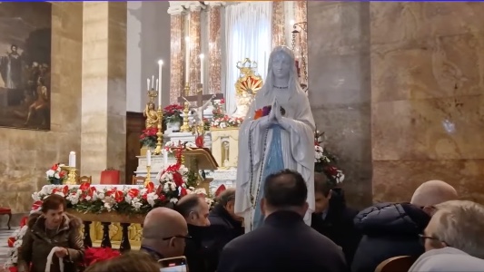 Continua il viaggio dell’Effigie di Lourdes in pellegrinaggio in Sardegna