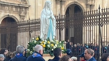 Arriva a Lentini il simulacro della Madonna di Lourdes
