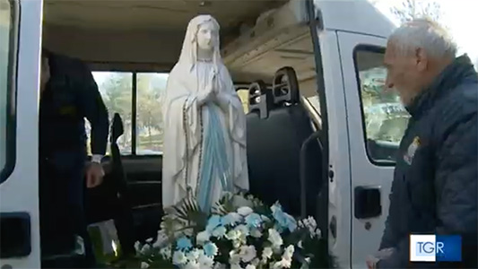 La peregrinatio mariae raccontata al TGR Abruzzo