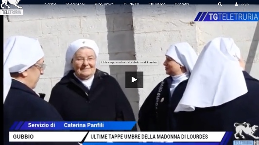 Ultime tappe umbre della Madonna di Lourdes (video)