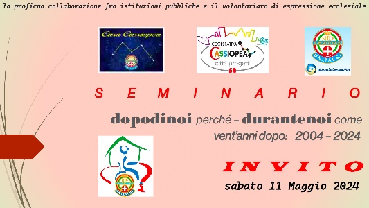 Sabato 11 maggio a Pisa, seminario sul ‘DopodiNoi’