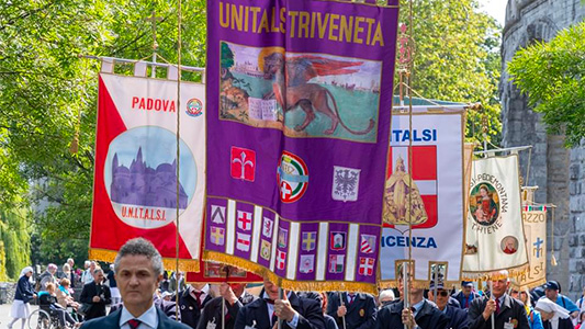 60mo pellegrinaggio della Triveneta. Lourdes ha accolto i 700 pellegrini