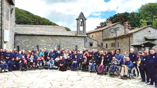 Toscana. In carrozzina alla Verna, adesso si può. Il pellegrinaggio Unitalsi