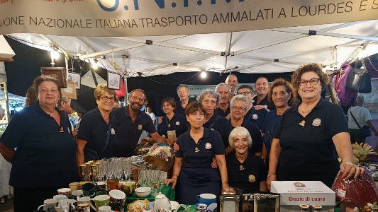 Al mercatino solidale di Nettuno anche l’Unitalsi di Albano pensando a Lourdes