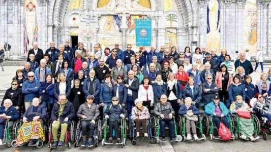 La sottosezione reggiana a Lourdes in 500 per la pace