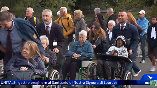 Unitalsi Ligure: gesti e preghiere al Santuario di Nostra Signora di Lourdes