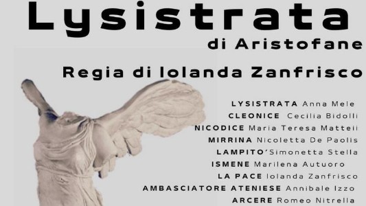 Venerdì 29 novembre al Traiano in scena “Lysistrata”, per l’Unitalsi Civitavecchia