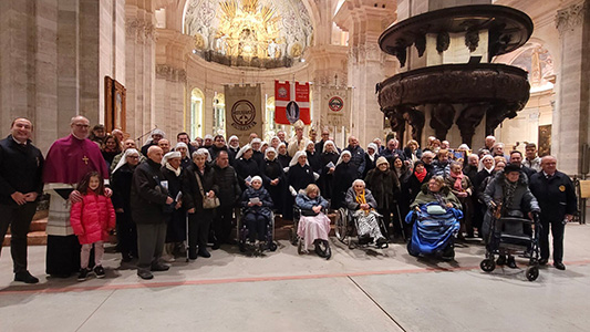 Unitalsi Pavia: le parole del Vescovo Sanguineti per i 100 anni dal primo pellegrinaggio