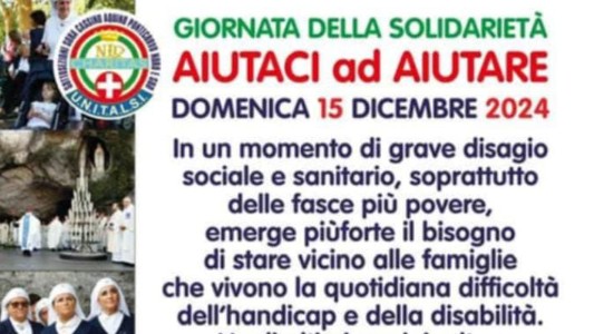 Unitalsi Sora-Cassino: domenica 15 dicembre “Aiutaci ad Aiutare”