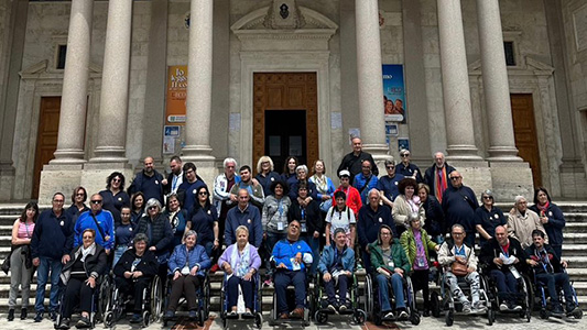 L’Unitalsi di Civita Castellana al Santuario di San Gabriele dell’Addolorata