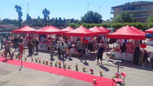 Progetto ‘Altra moda’ l’Unitalsi Ravenna con Caritas alla giornata di mercatini