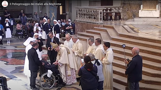 A Bologna volontari Unitalsi impegnati per il pellegrinaggio alla Madonna di San Luca