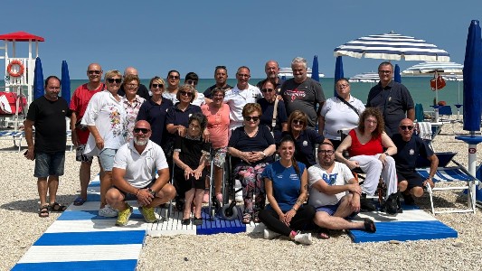 Il mare è senza barriere grazie all’Unitalsi di Senigallia