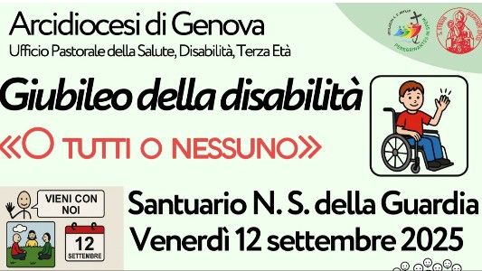 Al Santuario della Guardia il Giubileo della Disabilità con l’Arcivescovo Tasca