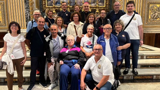 L’Unitalsi di Chioggia a Roma per il Giubileo con il Vescovo Dianin
