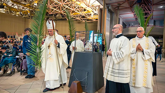 Mons Pennacchio: “A Lourdes, costruttori di pace e testimoni di speranza”