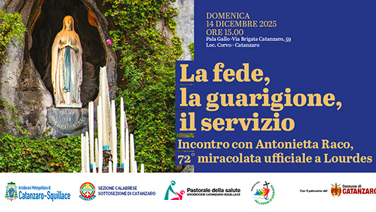 Unitalsi di Catanzaro:  evento di ascolto e preghiera al Palacorvo con Antonietta Raco