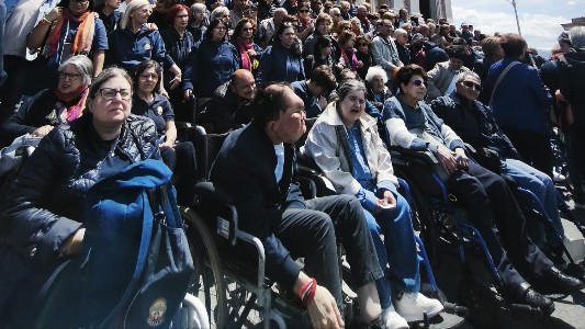 Sotto lo sguardo della Vergine l’Unitalsi Sicilia Orientale in preghiera a Tindari