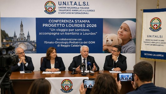 L’Unitalsi Calabrese omaggia il progetto Lourdes. Domani la conferenza stampa