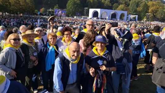 L’Unitalsi di Portomaggiore a Lourdes con il Papa: “Un pellegrino tra i pellegrini”