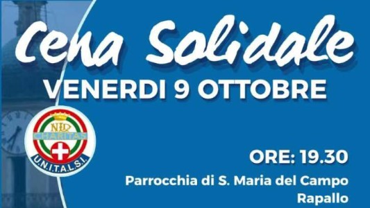Unitalsi di Chiavari: venerdì 9 ottobre la cena solidale